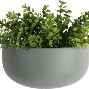 Oval Plantenpot Keramiek - Groen