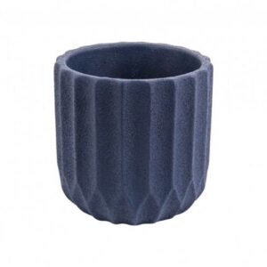 Plant Pot Stripes, Donkerblauw (Small)