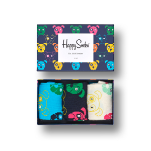 Happy Socks Mixed Dogs Socks Gift Box (3-Pack)