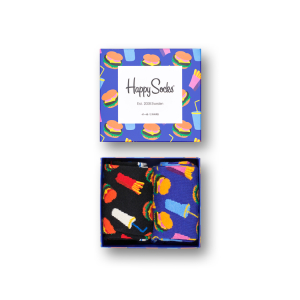 Happy Socks Hamburger Gift Box (2-Pack)