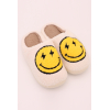 Smiley Lightning Bolt Eyes Slippers/Pantoffels (Wit/Roze)