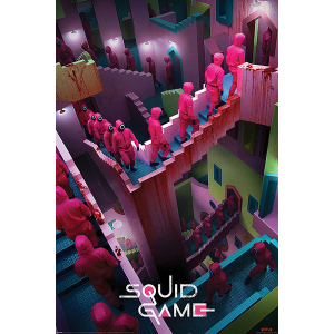 Squid Game Crazy Stairs - Maxi Poster (780F)