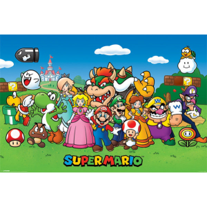 Super Mario Characters - Maxi Poster (632F)