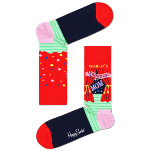 Happy Socks World´s Strongest Mom Sokken