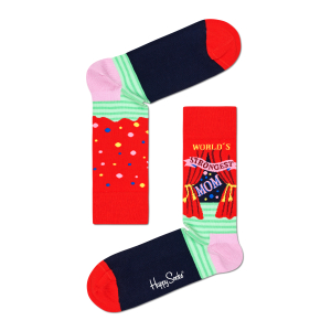 Happy Socks World´s Strongest Mom Sokken