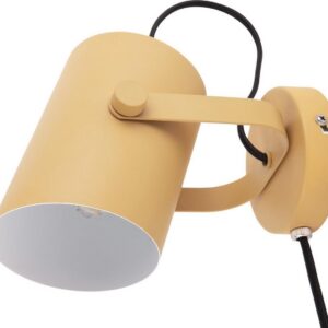 Wandlamp Snazzy Ijzer - Geel