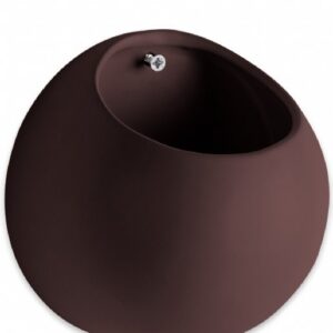 Wandpot Globe - Mat Paars