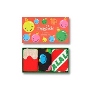 Happy Socks Time For Holiday Socks Gift Box (3-Pack)