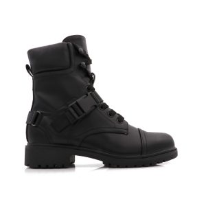 All Black Veterboots Met Gesp