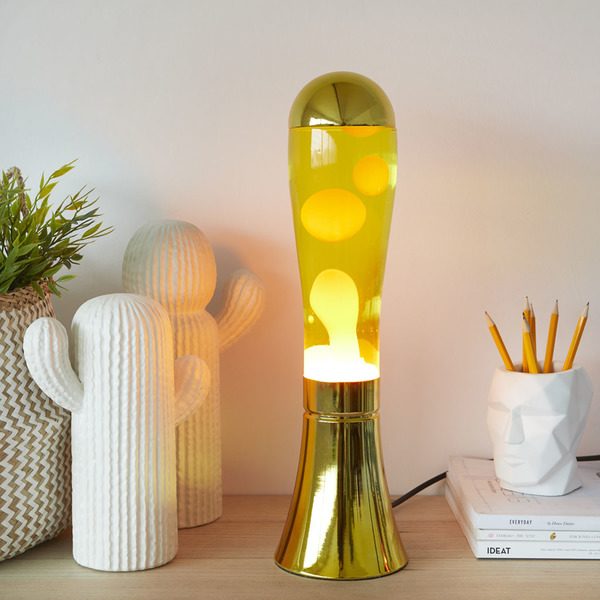 Balvi Magma Lavalamp - Goud