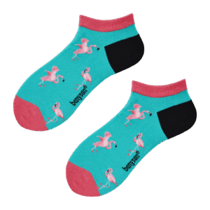 BENYSØN® Organisch Katoenen Enkelsokken - Flamingo (35-40)