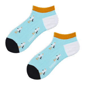 BENYSØN® Organisch Katoenen Enkelsokken - Meeuw BENYSØN® Organisch Katoenen Enkelsokken - Meeuw