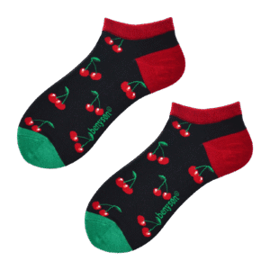 BENYSØN® Organisch Katoenen Enkelsokken - Kersen (41-46)