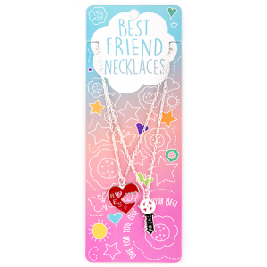 Best Friend Ketting (Set Van 2) - Lock Heart And Key