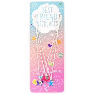 Best Friend Ketting (Set Van 2) - Hart, Vlinder, Ster