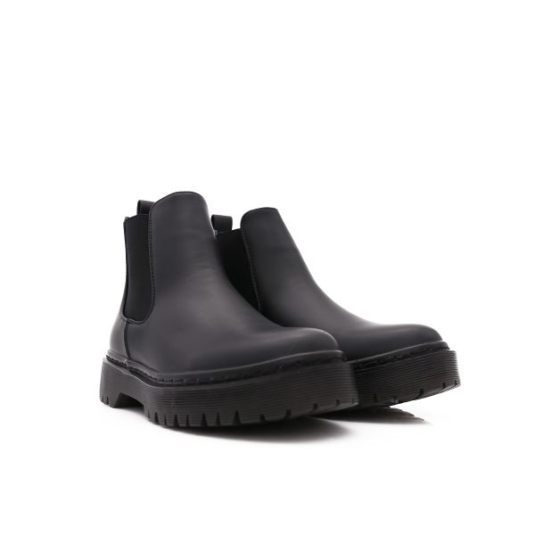 Chelsea Boots Met Platformzolen, Zwart