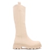 Hoge Laarzen Met Trackzool, Beige