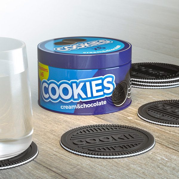 Cookies Onderzetters (set van 6)