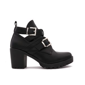 Cut Out Boots Jolie, Zwart