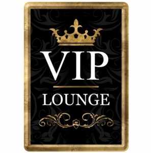 VIP Lounge - Metalen Postcard