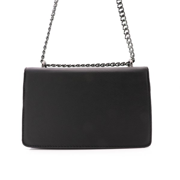 Diciotto Dames Schoudertas Met Snake Print, Zwart