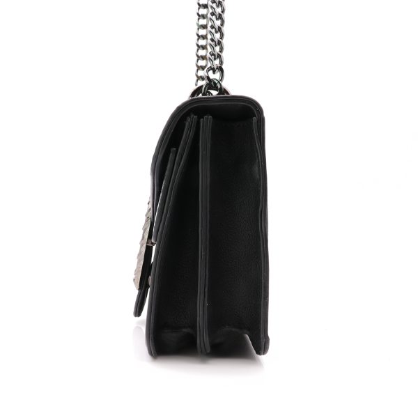 Diciotto Dames Schoudertas Met Snake Print, Zwart
