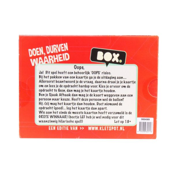 Doen Durven Waarheid BOX