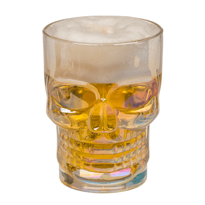 Drinkglas Schedel