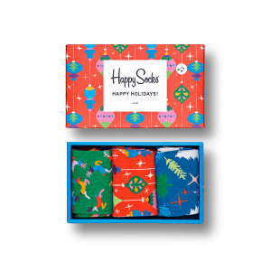 Happy Socks Happy Holidays Gift Box (3-Pack)