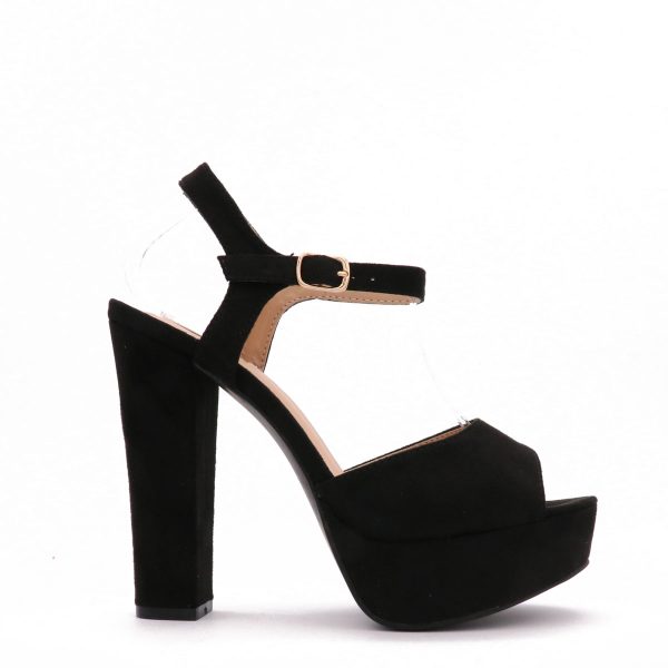 Kayla Pumps Suede, Zwart