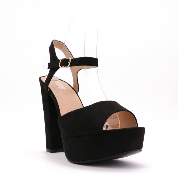 Kayla Pumps Suede, Zwart