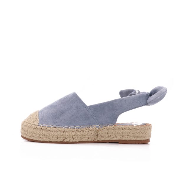 Espadrille Met Strik, Blauw
