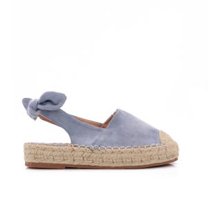 Espadrille Met Strik, Blauw