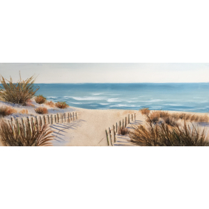 Strand Olieverfschilderij Op Linnen 60×150 cm