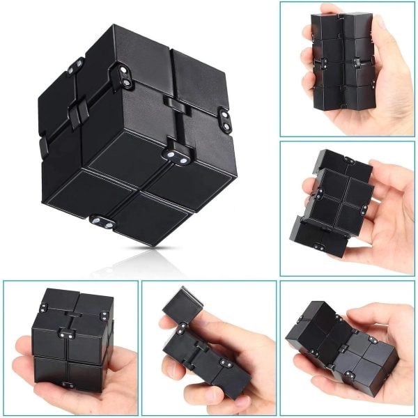 Fidget Toy - Infinity Cube - Zwart
