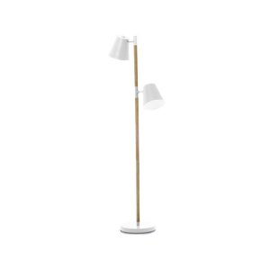 Vloerlamp Rubi, Wit