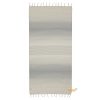 Fouta Decroissant Pario, Beige/Grijs, XL Hamamdoek