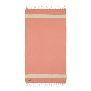 Fouta Es Cubellis - XL hamamdoek - zalm