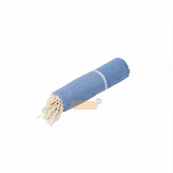 Fouta Es Vedra - XL hamamdoek - blauw
