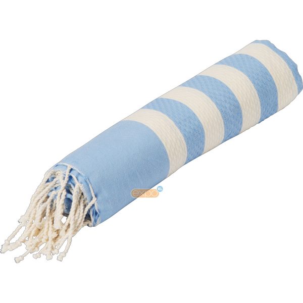 Fouta Na Grande Rayures, Blauw, XL Hamamdoek