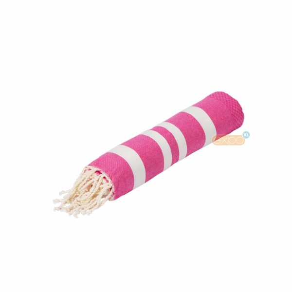 Fouta Salines - XL hamamdoek - Fuchsia