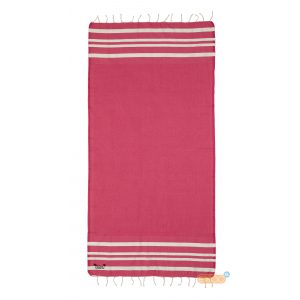 Fouta Salines - XL hamamdoek - Fuchsia