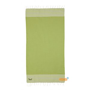 Fouta Ses Bouques - XL hamamdoek - groen