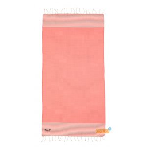 Fouta Ses Bouques - XL hamamdoek - Neon Roze