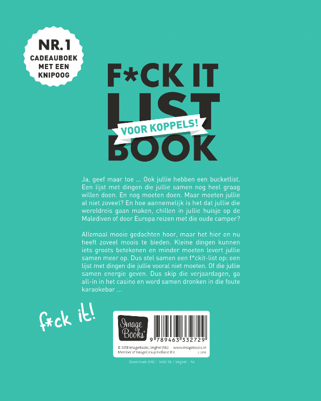 Fuck-it List Book voor vrienden