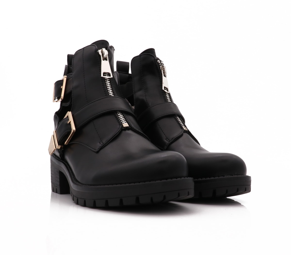 Future Cut Out Boots, Gold