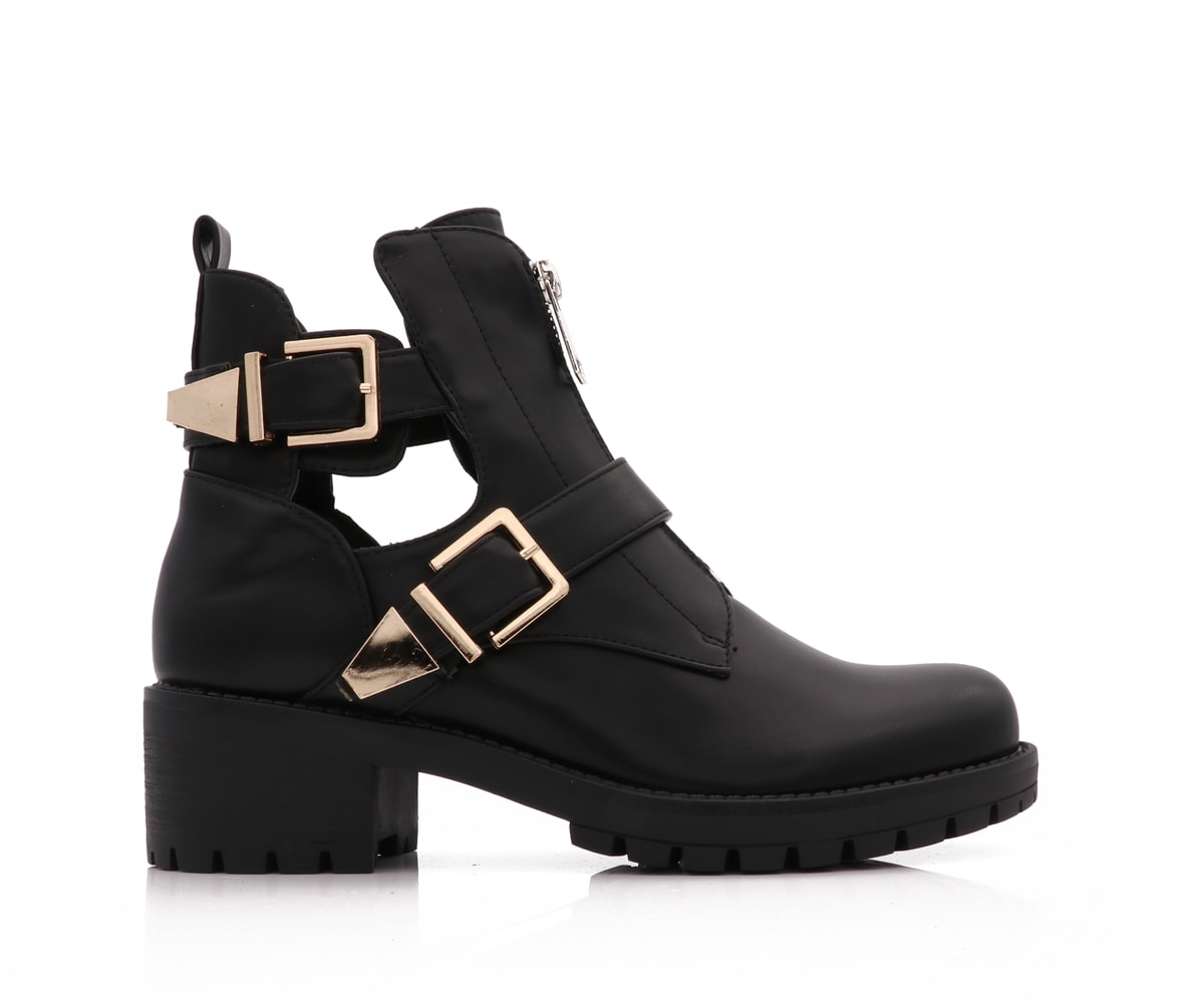 Future Cut Out Boots, Gold