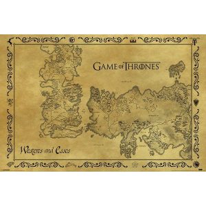 Game Of Thrones Antique Map - Maxi Poster (686)