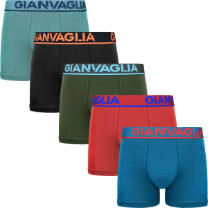 GIANVAGLIA® Deluxe 5-Pack Katoenen Heren Boxershort (GVG-5009)