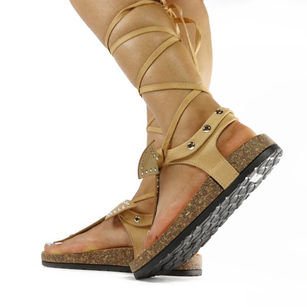 Gladiadora - Romeinse Sandalen, Camel